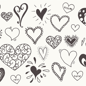 Doodle Hearts