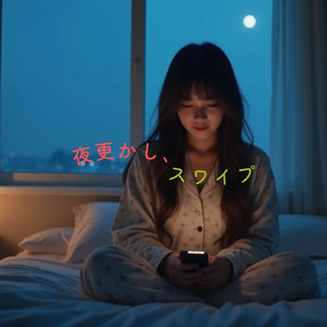 夜更かし、スワイプ