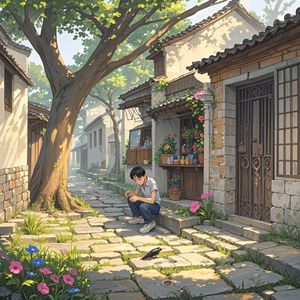 老街年轮_雨