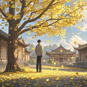 成都的银杏叶又黄了-凡羽菩提