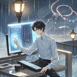 发簪与手串的对白