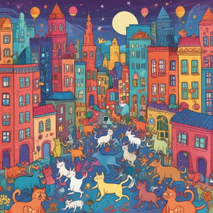 こねこの追い掛けっこ by @dramaticsampling658