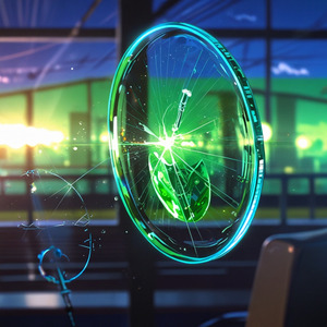 ガラス越しの呼吸