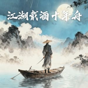 江湖载酒十年舟