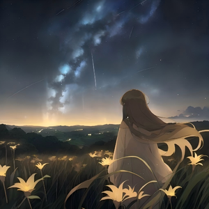 梦到星光下的小女孩