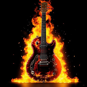 Guitar on Fire