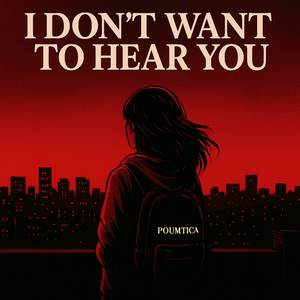 I don't want to hear you