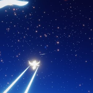 她追逐着月光的尽头