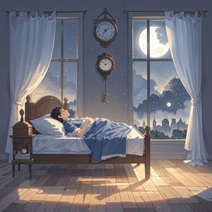 夜雾与钟摆-梅梅