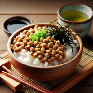 朝ごはんは納豆定食