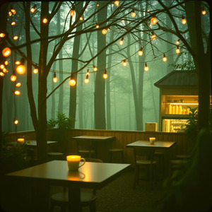 森の中のホタルのように