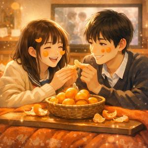 こたつでみかんがかわいい