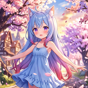 桜の竹林 春風の追憶