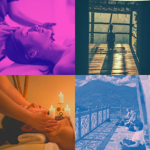 抚慰的水疗护理回忆