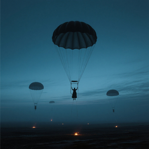 Parachutes Whisper During the Blackout