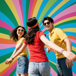 いつも振り向く友達