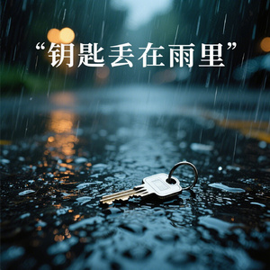 钥匙丢在雨里