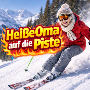 Heiße oma auf die piste