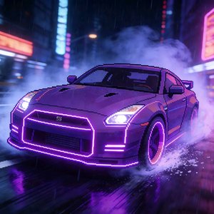 Neon & Rain in Tokyo