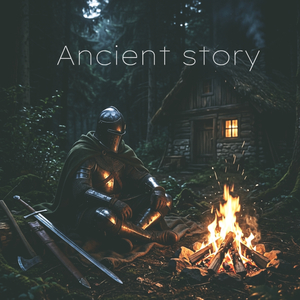 Ancient story (ambient sound calm medieval with fire)