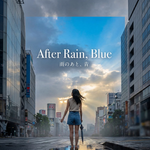 雨のあと、青