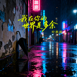 我在你的世界是多余(伴奏)