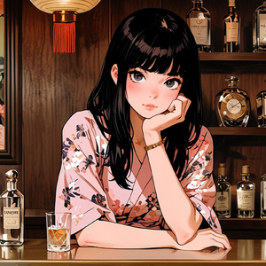 パステルの影と光