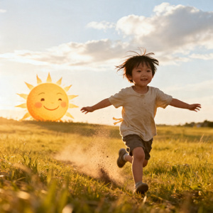 太阳公公对我笑