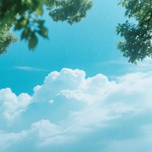 雨后初晴透碧空