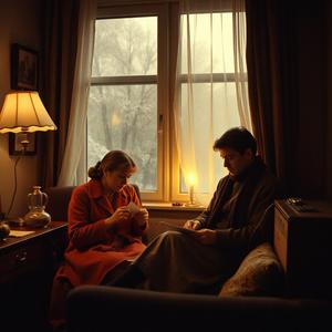 Streetlamp Through Frost