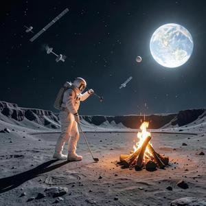 Golfin' on the Moon