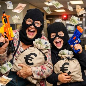 Meine Oma ist eine Bankräuberin!