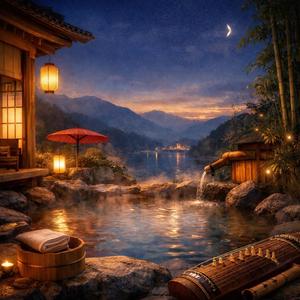 湯けむりに溶ける思考（Thoughts Melting in Steam）