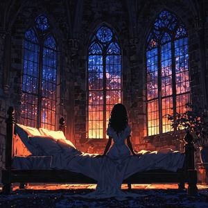 Her Silhouette Against Infinity