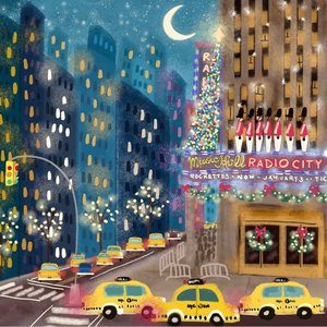 酒绿灯红的街道