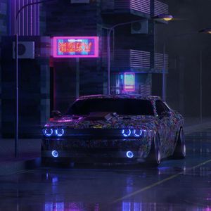街角灯光节奏
