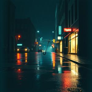 우산 속의 거리
