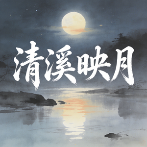 清溪映月