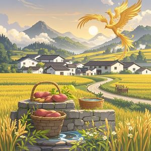 凤凰山村幸福之歌一欧平富词