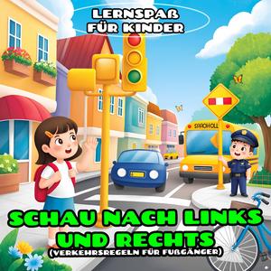 Schau nach links und rechts (Verkehrsregeln für Fußgänger)