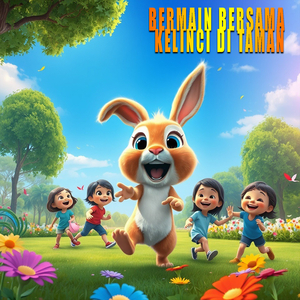 Bermain Bersama Kelinci Di Taman