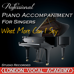 What More Can I Say ('Falsettos (Aka Falsettoland)' Piano Accompaniment) [Professional Karaoke Backing Track]