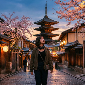 桜吹雪に溺れて