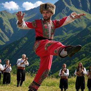 Lezginka Akushinka Traditional Caucasus