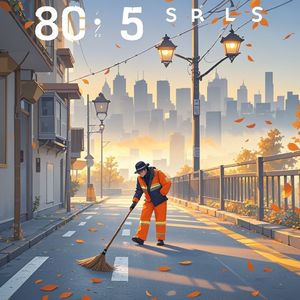 最美环卫人-心思啥呢