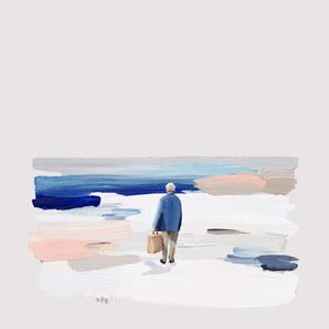 海辺の老人