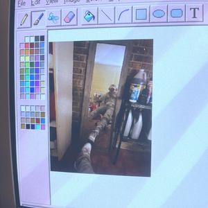 She just got her nails done