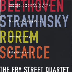 Stravinsky Three Pieces for String Quartet: Movement I