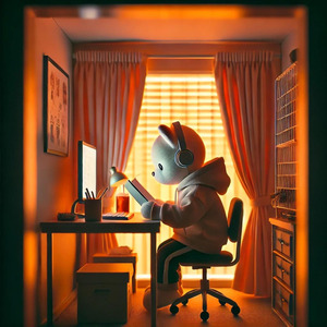 静かな湖畔の風景