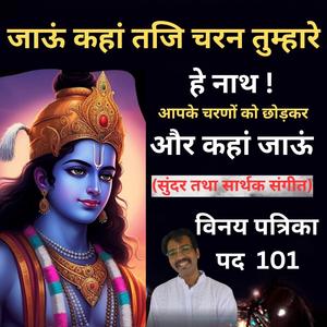 जाउँ कहाँ तजि चरन तुम्हारे। इतना सुंदर राम भजन कभी नहीं सुना होगा | राग भैरवी | विनय पत्रिका 101
